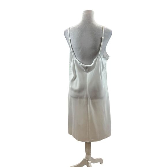 Ladies Nanette Lepore White Slip Dress Midi Size 14 - Picture 5 of 10